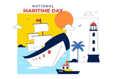 Denizcilik Gününde Deniz ve Gemi Güvenlik, Güvenlik ve Denizcilik Düz Arkaplanlı Deniz ve Gemi Resimleri