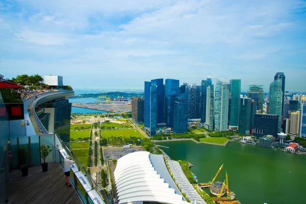 Marina Bay Město Singapur — Stock fotografie