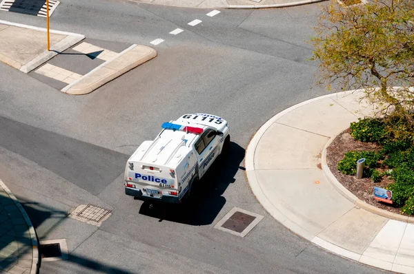 Perth Australia September 2020 Western Australian Police Car City — Stock Photo, Image