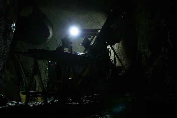 Drill Rig Underground Mine — Stock Photo, Image