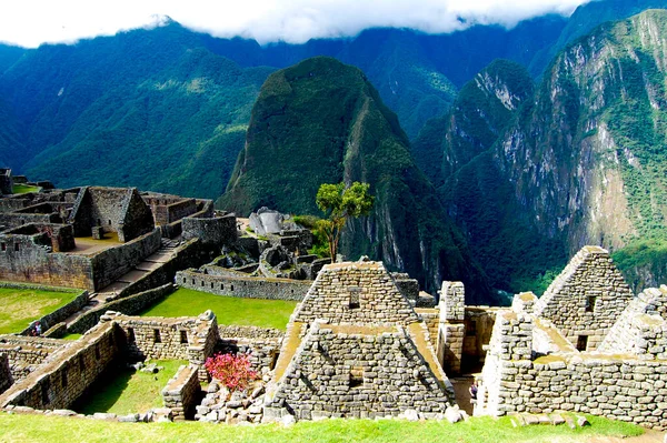 Machu Picchu Nun Nka Harabeleri Peru — Stok fotoğraf