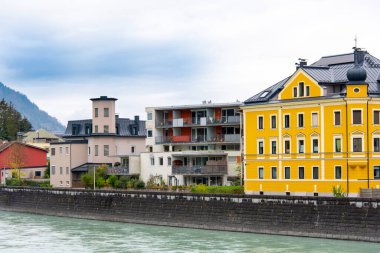 Kufstein 'deki Inn River - Avusturya