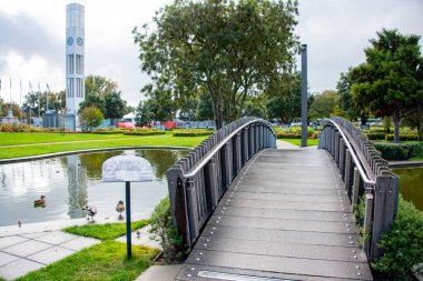 Palmerston Kuzey 'deki Meydan Parkı - Yeni Zelanda