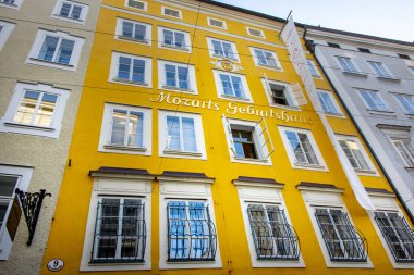 Mozart 'ın Salzburg, Avusturya' daki Doğum Yeri Binası