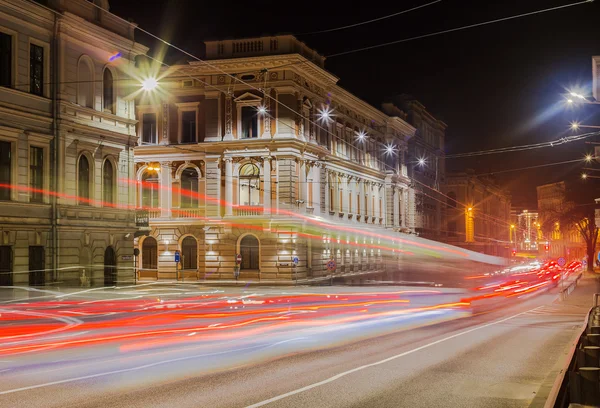 Night lighting of the city — Stock Photo, Image