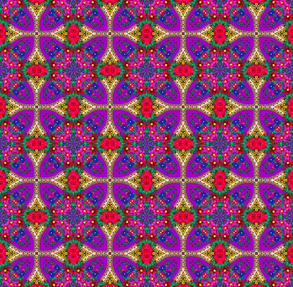 Violet -red ethnic patterns — Stock Photo, Image