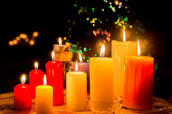 Christmas candles — Stock Photo, Image