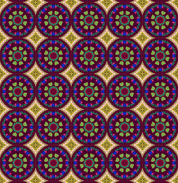 Burgundy ethnic patterns — Stock Photo, Image