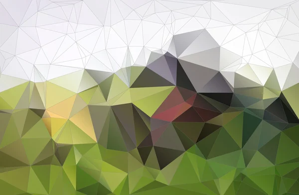 Low poly style illustration — Stock Photo, Image