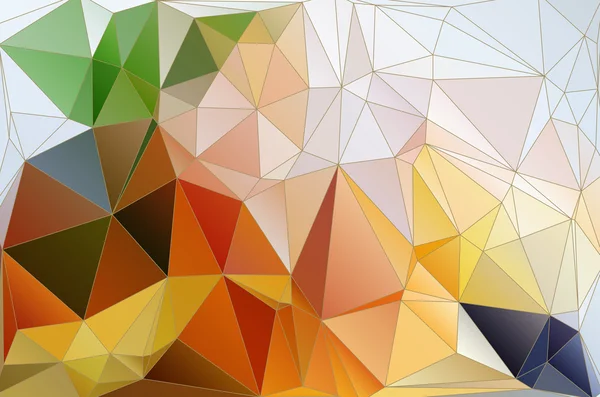 Polygonal pattern of triangles — Stock Photo, Image