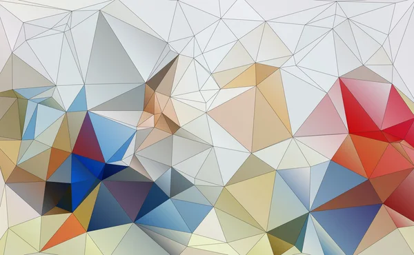 Patrón poligonal de triángulos — Foto de Stock