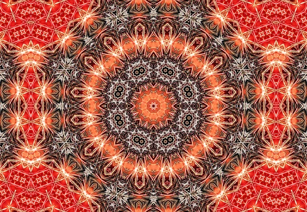 Kaléidoscope aztèque abstrait — Photo