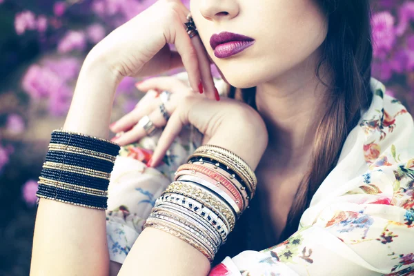 genç güzel kadın moda portre