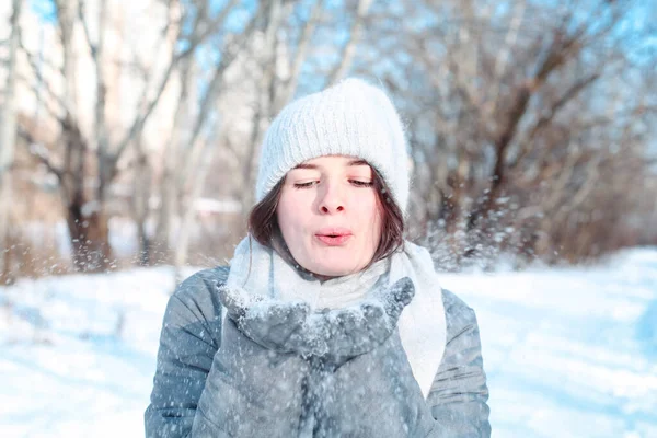 Winter Portrait Young Beautiful Teen Girl Royalty Free Stock Images