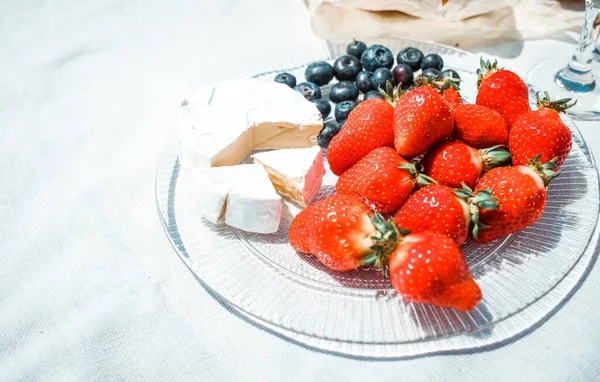 Zomer Picknick Het Strand — Stockfoto