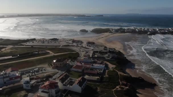 Baleal Peniche Gevestigd Portugal — Stockvideo