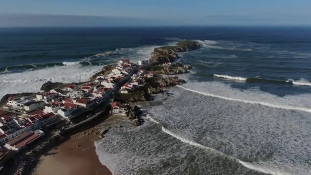 Baleal Peniche Gelegen Portugal — Stockvideo