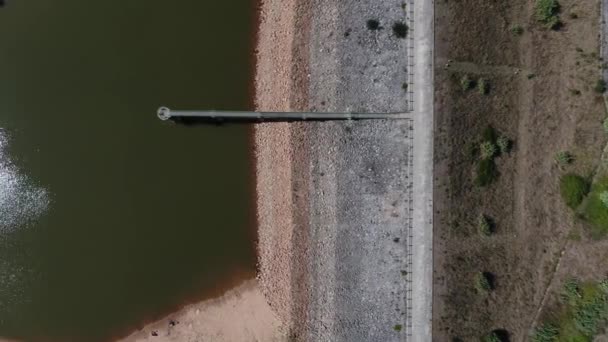 Barragem Alvorninha Caldas Rainha Portekiz — Stok video
