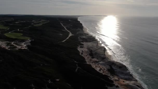 Praia Bom Sucesso オビドス ポルトガル — ストック動画