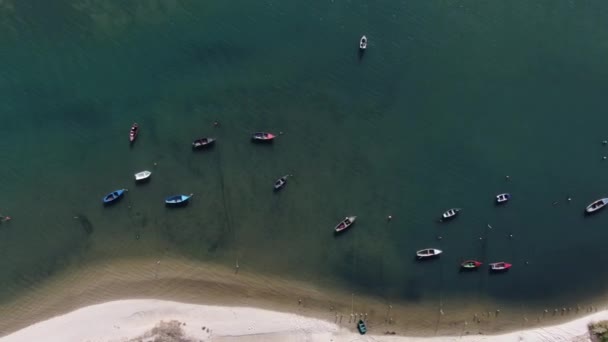 Lagoa Obidos Portugal — Vídeo de stock