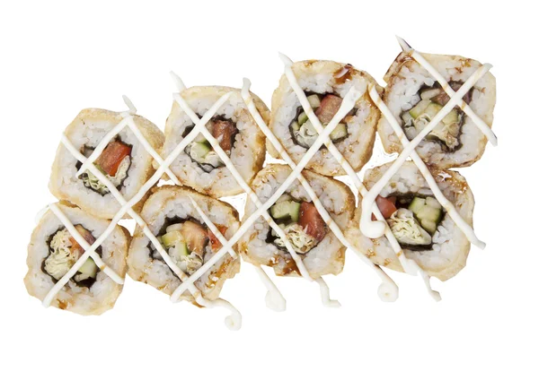 Sushi. Japoński żywności. rolki — Zdjęcie stockowe