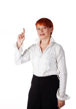 iyi bir fikir olan kadın