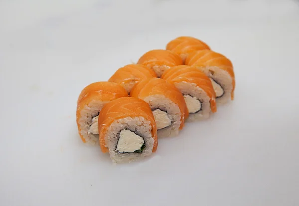 Philadelphia sushi in a box — Stock Photo, Image