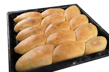 bir fırın tepsisine Pies