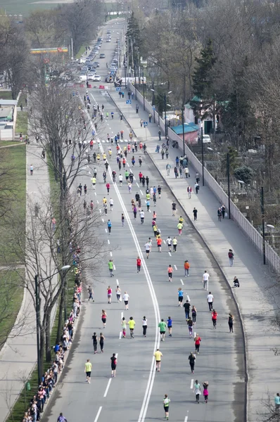 Internationale Marathon in Kharkov, Oekraïne, 9 April 2016 — Stockfoto