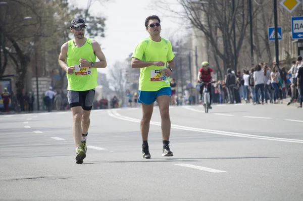 Międzynarodowy Maraton w Charkowie, Ukraina, zm. 9 kwietnia 2016 — Zdjęcie stockowe