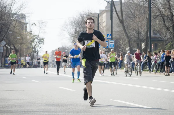 Internationale Marathon in Kharkov, Oekraïne, 9 April 2016 — Stockfoto