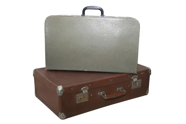Twee oude koffers — Stockfoto