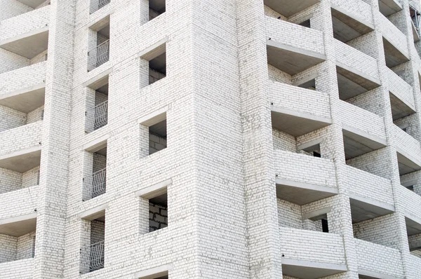 Unfinished brick house — Stock Photo, Image