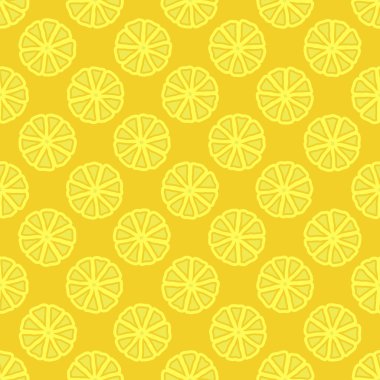 sarı limon seamless modeli