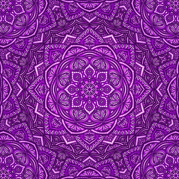 Fondo adorno floral violeta — Vector de stock