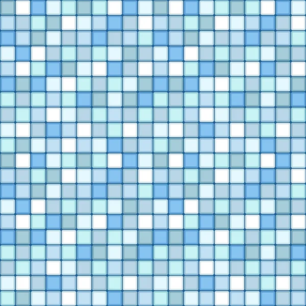 Bezproblémové mozaika. čtvercové dlaždice s pastelově modré barvy — Stockový vektor