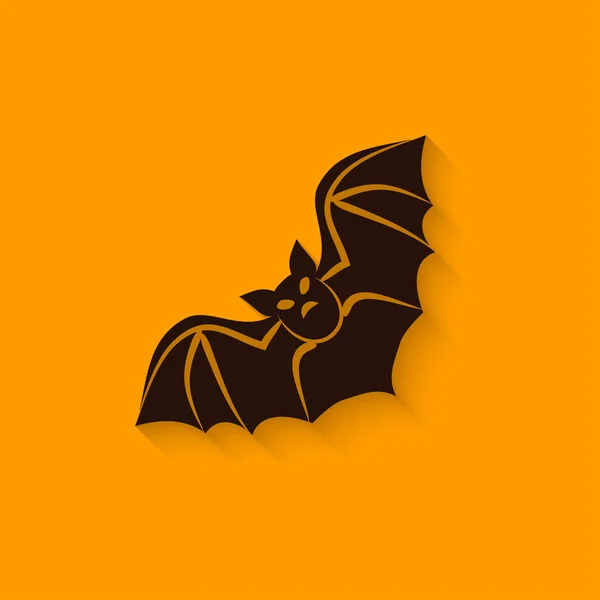 Halloween bat sign — Stock Vector