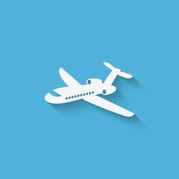 Elemento de diseño de aeronaves — Vector de stock