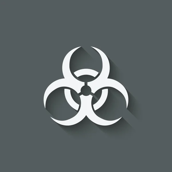 Biohazard sign symbol — Stock Vector