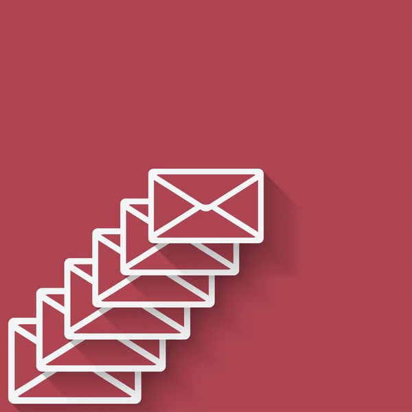 Lettre mail symbole — Image vectorielle