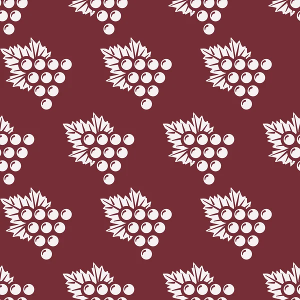 Grapes seamless pattern — Stock Vector