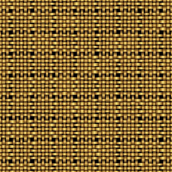 金色编织无缝背景 — 图库矢量图片