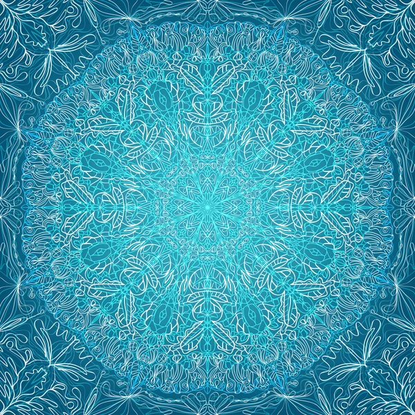 Fond en dentelle bleue — Image vectorielle