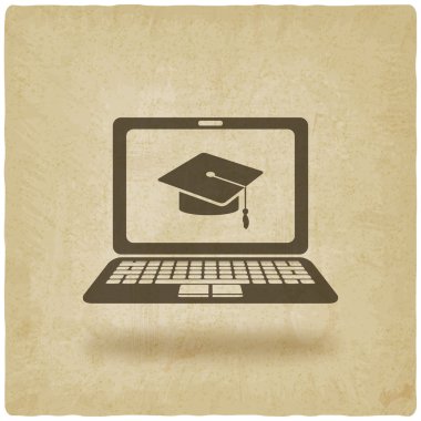 mesafe online öğrenme sembolü