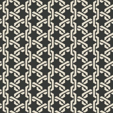monochrome mesh chain seamless pattern