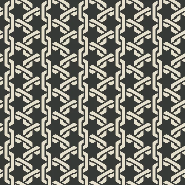 Monochrome mesh chain seamless pattern — Stock Vector