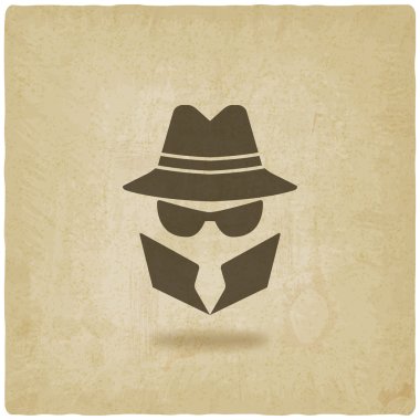 spy icon old background