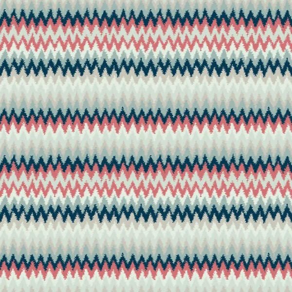 Ethnic zigzag tribal seamless pattern — Stock Vector