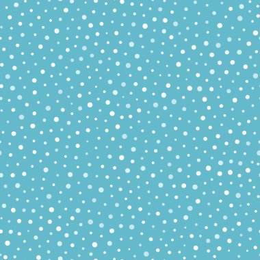 Mavi arka plan seamless modeli üzerinde kar taneleri