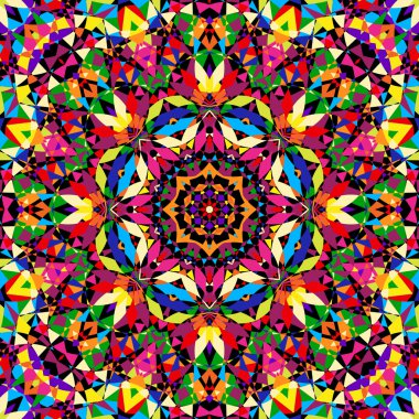 parlak sorunsuz kaleydoskop desen